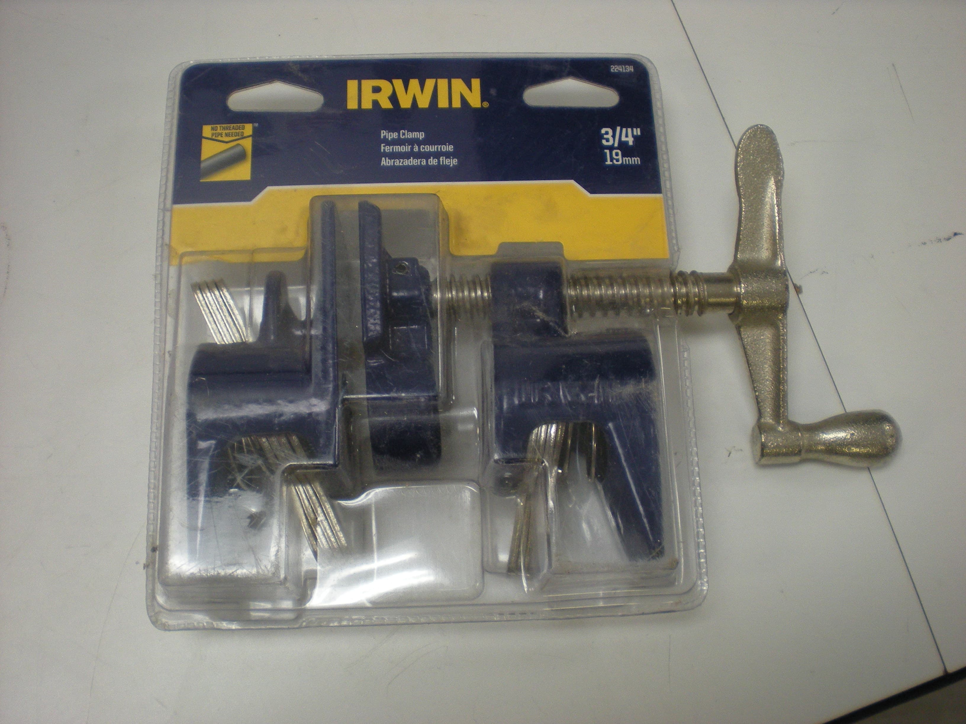 Irwin 3/4" Pipe clamp ends #1