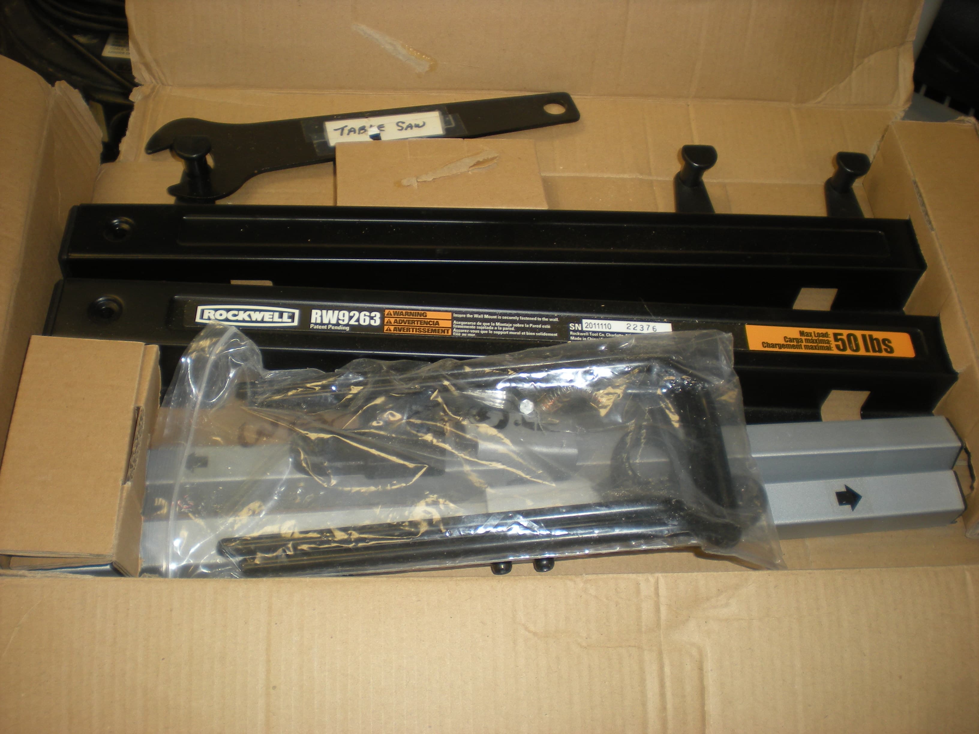 Rockwell Wall Mount for Bladerunner Tabletop Saw