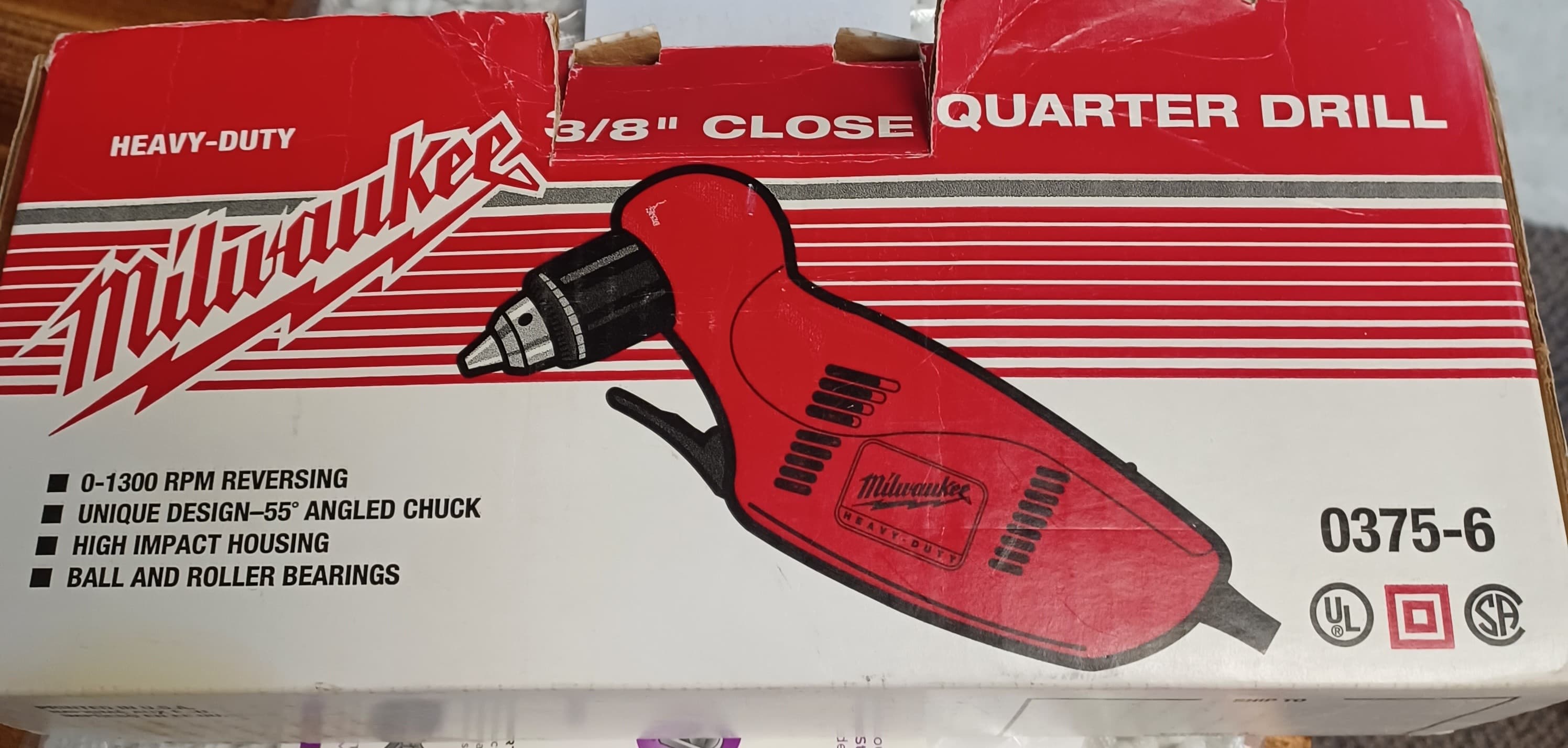 Milwaukee close work drill
