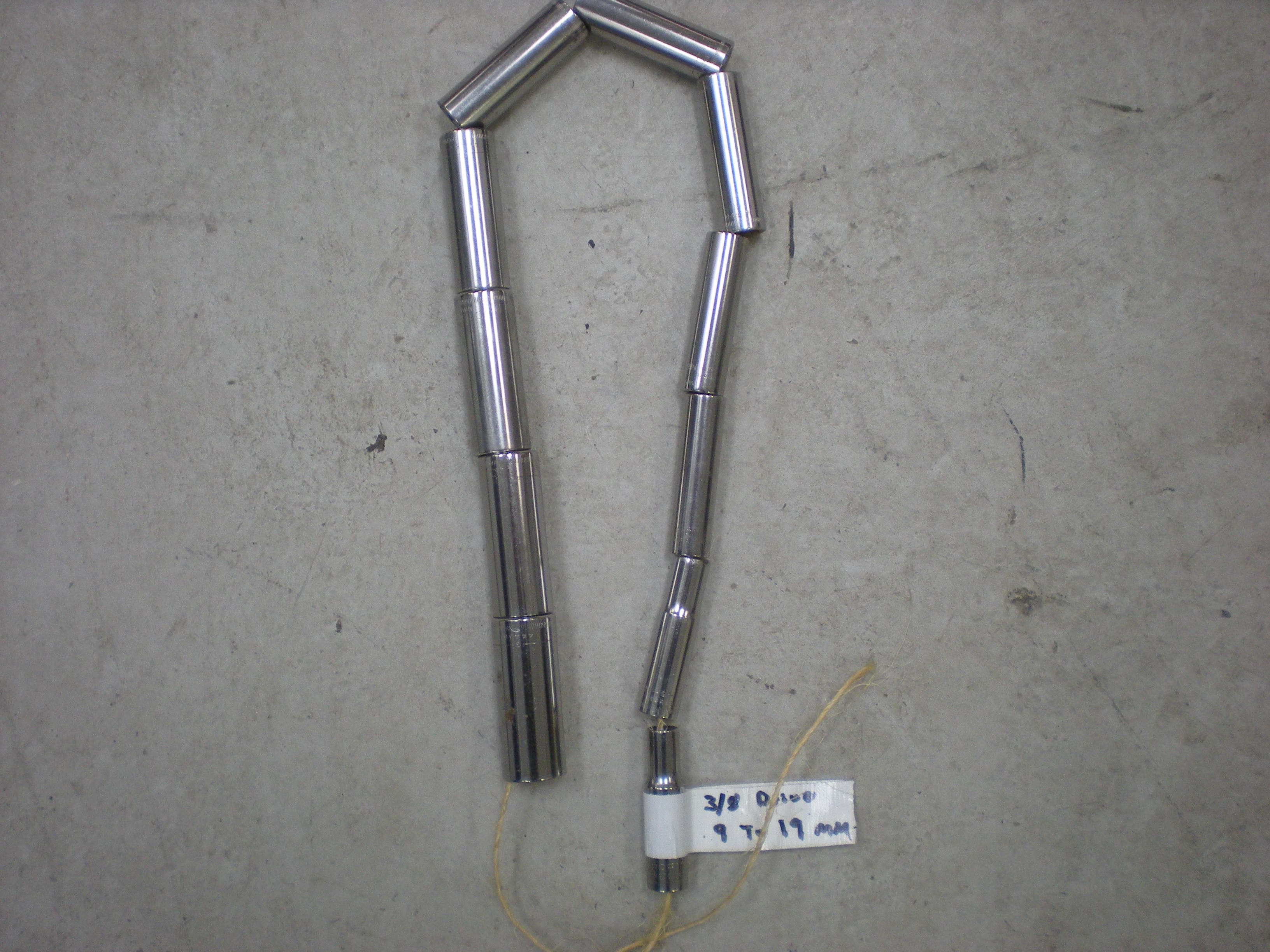 3/8" drive deep well sockets (11)